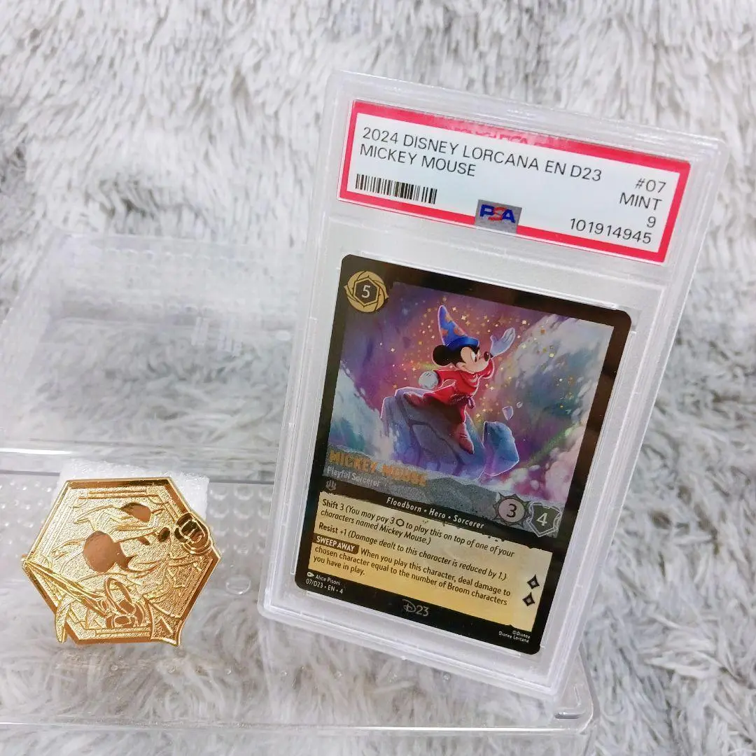 非売品 ディズニー ロルカナ ミッキーマウス ピンバッジ Lorcana