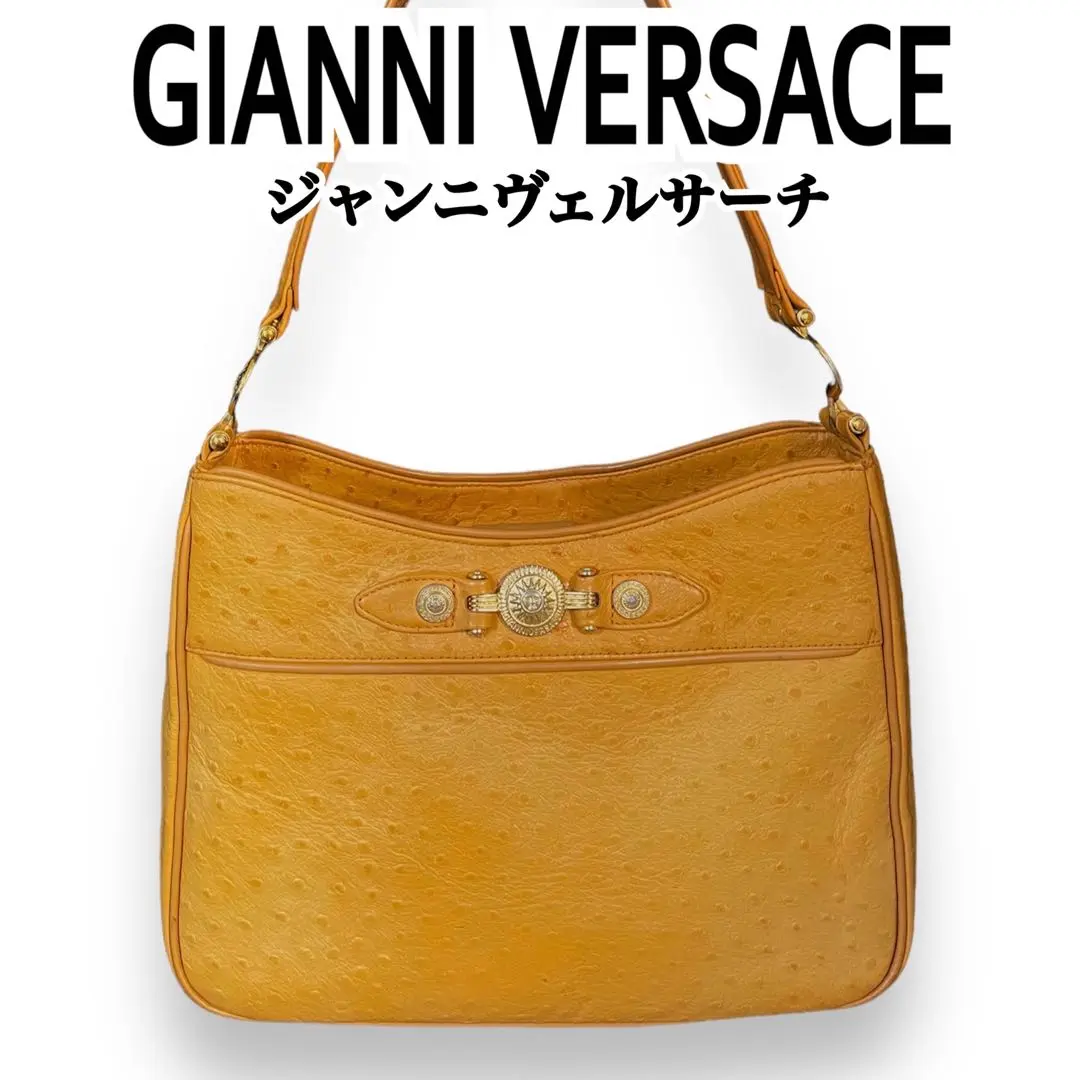 GIANNI VERSACE 黄色 ハンドバッグ 2025年最新】GIANNI VERSACE バッグ イエローの人気アイテム