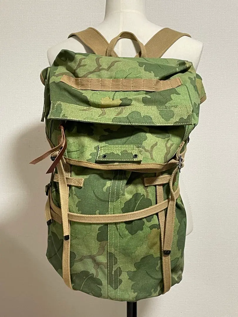 ダブルアールエル) RRL カモフラージュ マーフィー トート