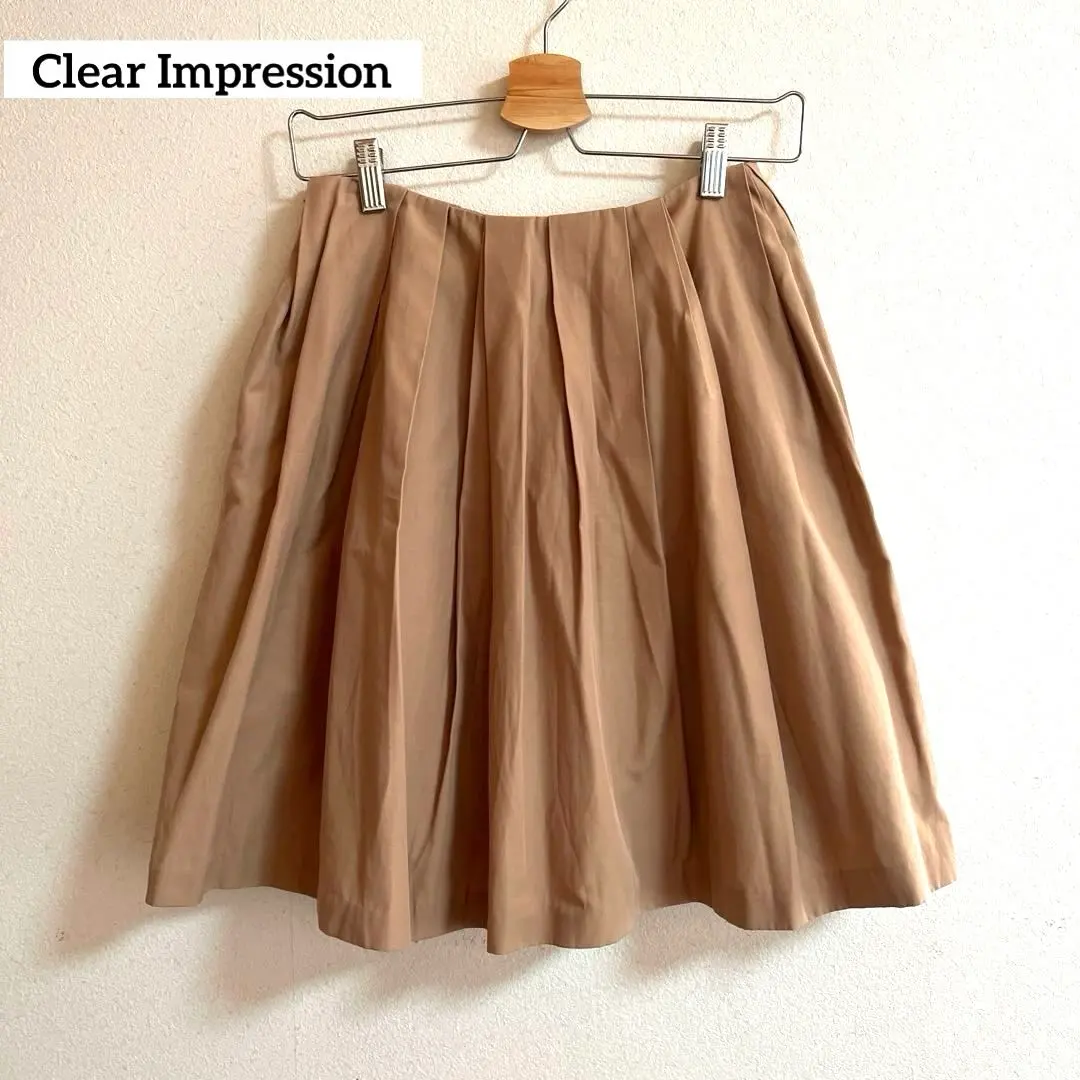 Thumbnail of Clear Impression Flare Skirt, Beige