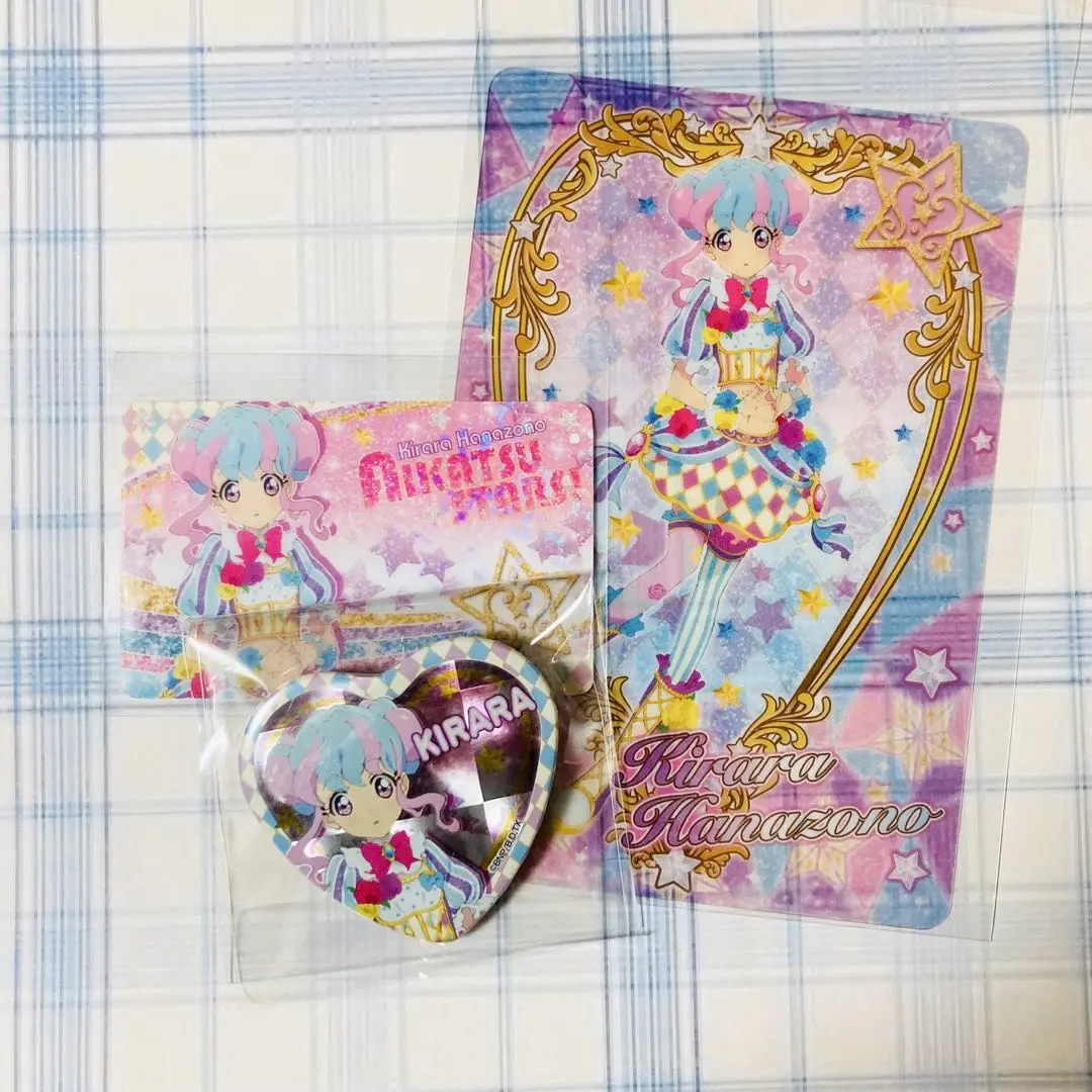 【137】アイカツスターズ　花園きらら　ハート缶バッジ　ファン証明書 2025年最新】花園きらら ファン証明書の人気アイテム - メルカリ