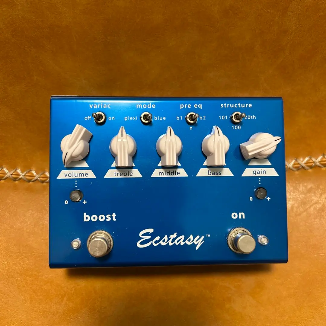 Thumbnail of Bogner Ecstasy blue guitar effects pedal