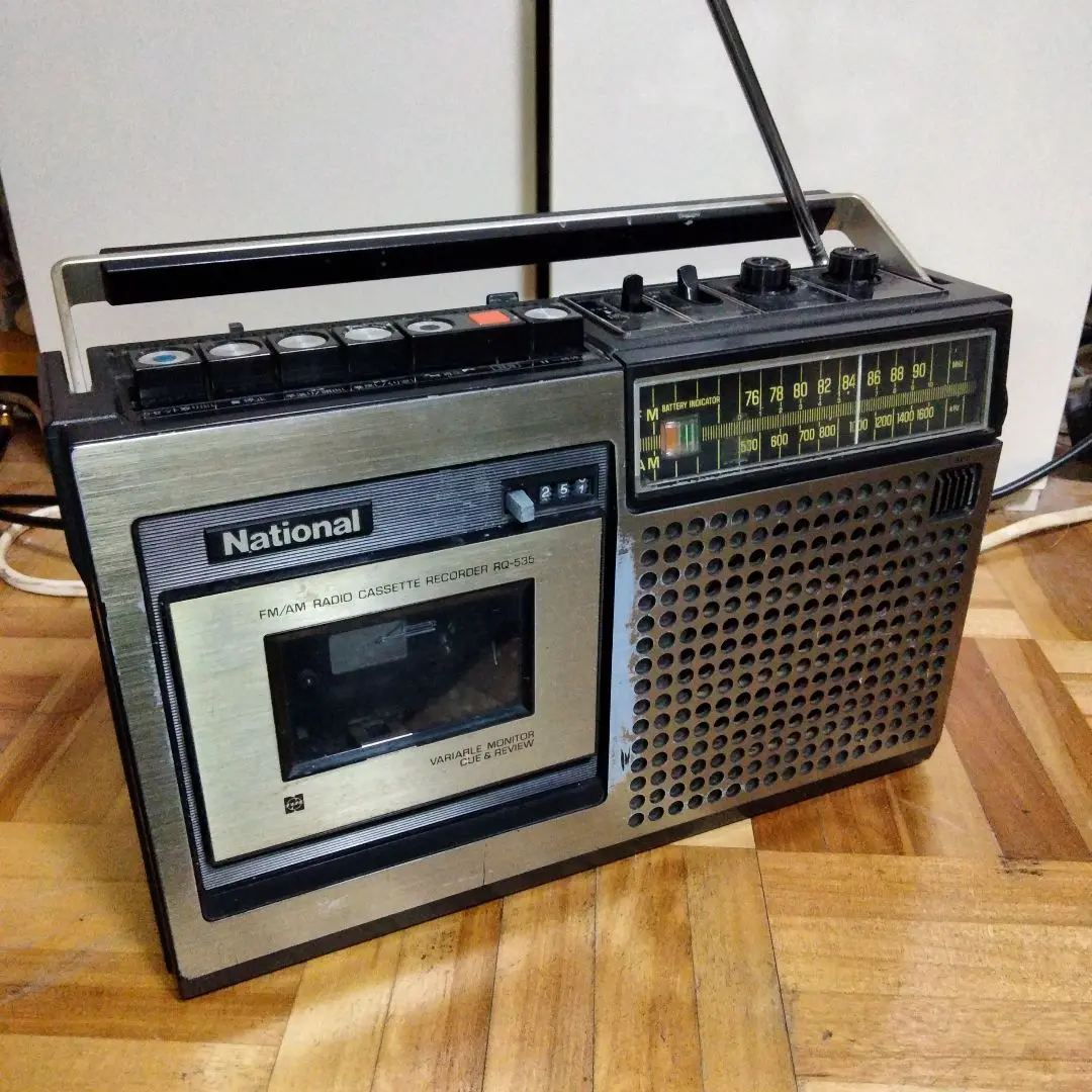 National ナショナル RQ-535 FM/AM アンティーク ラジオカセット