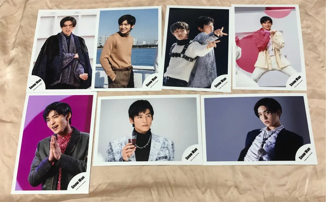 Thumbnail of Snow Man Snowman Ren Meguro Official Photo Off-shot Set Bundle