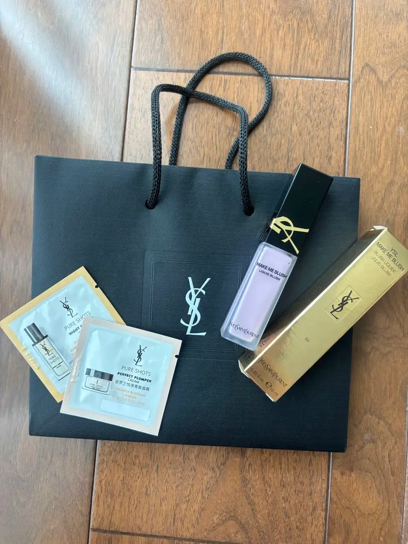 未使用YSLメイクミーブラッシュリキッド69サンプル付き YSL メイクミーブラッシュ リキッド 69 ラベンダーラスト