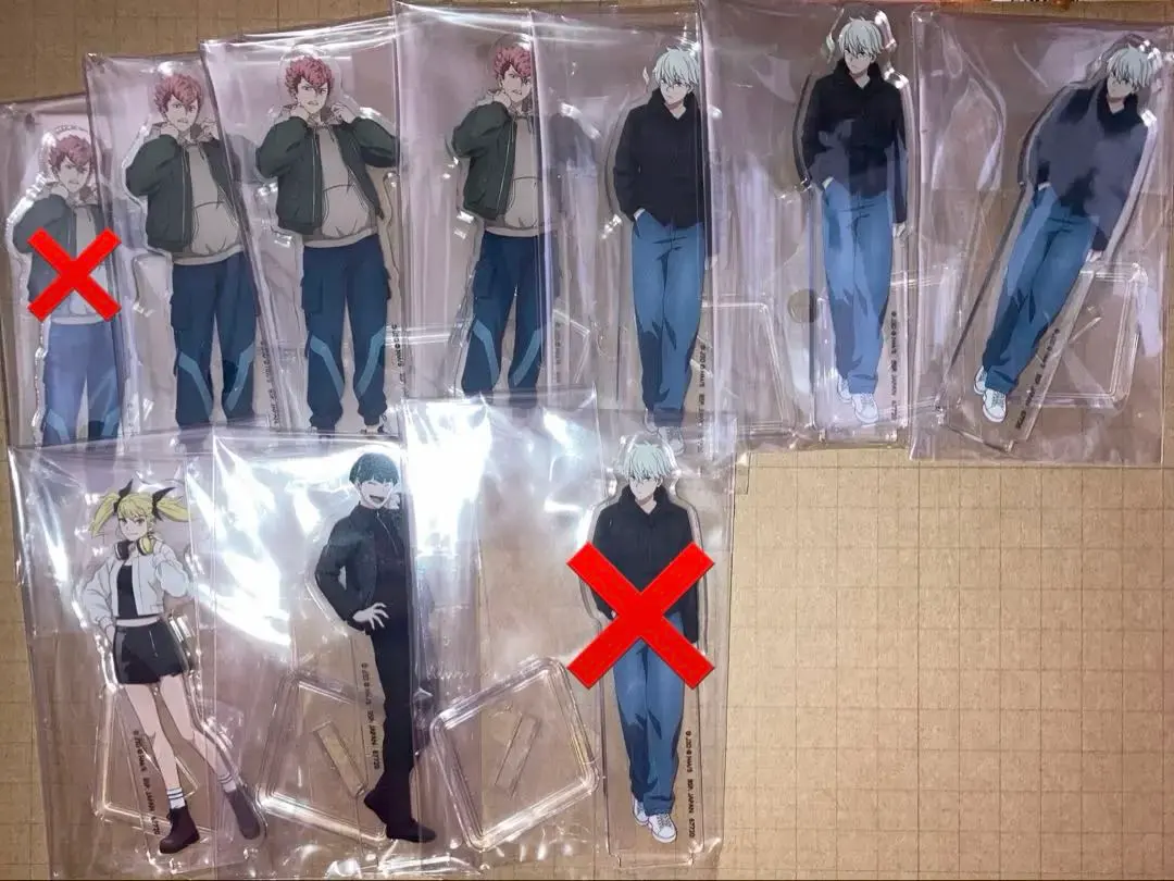 Thumbnail of Kaiju No. 8 Ichiban Kuji Acrylic Stands: Reno, Iharu, Kikoru, Hoshina