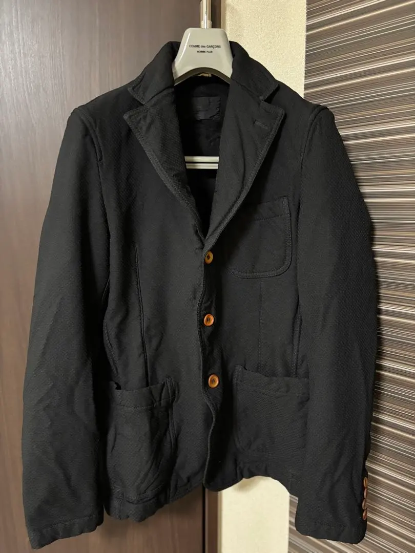 Thumbnail of COMME des GARCONS HOMME DEUX Poly-Shrink Tailored Jacket