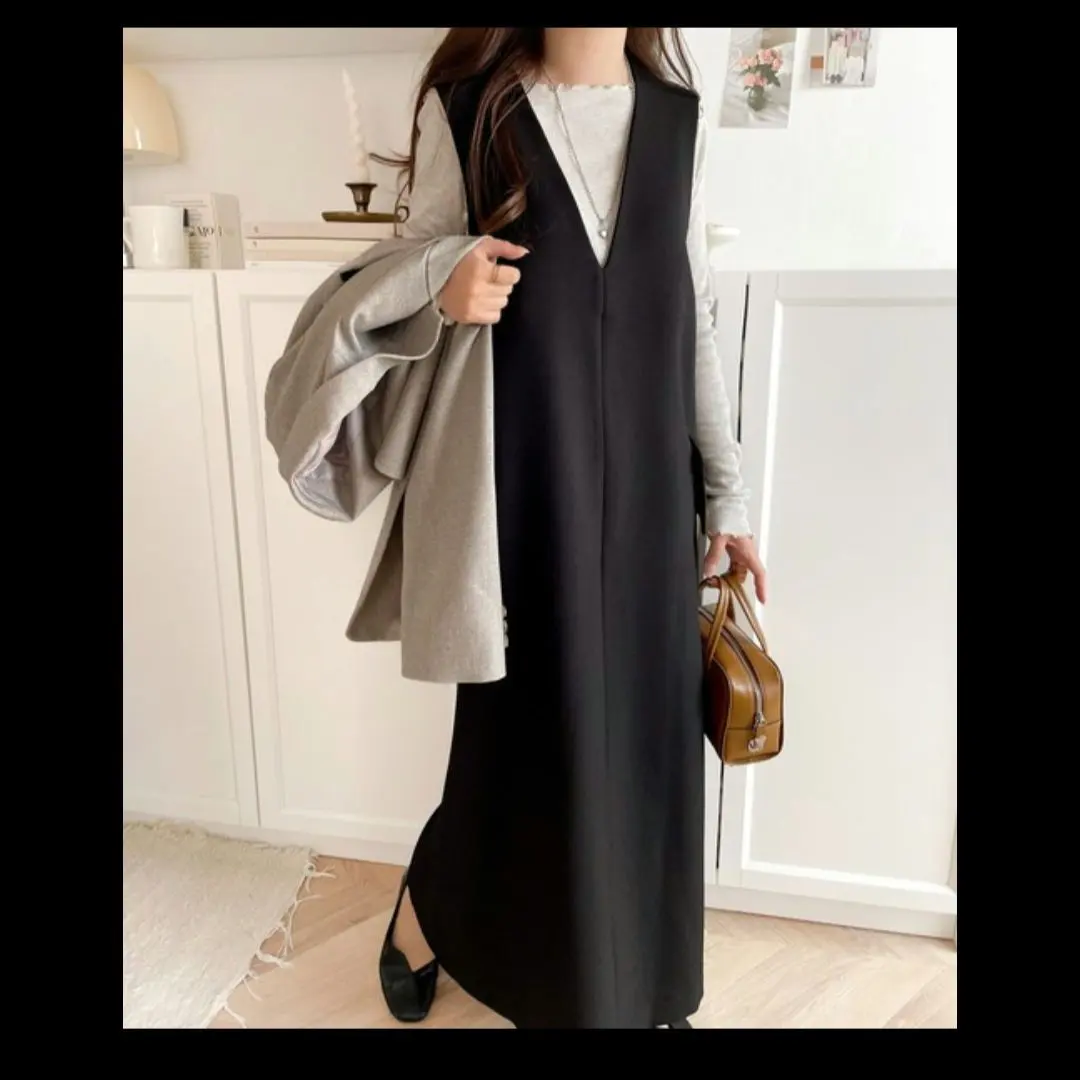 Thumbnail of ☆New Classical Elf Simple Dress M Black☆