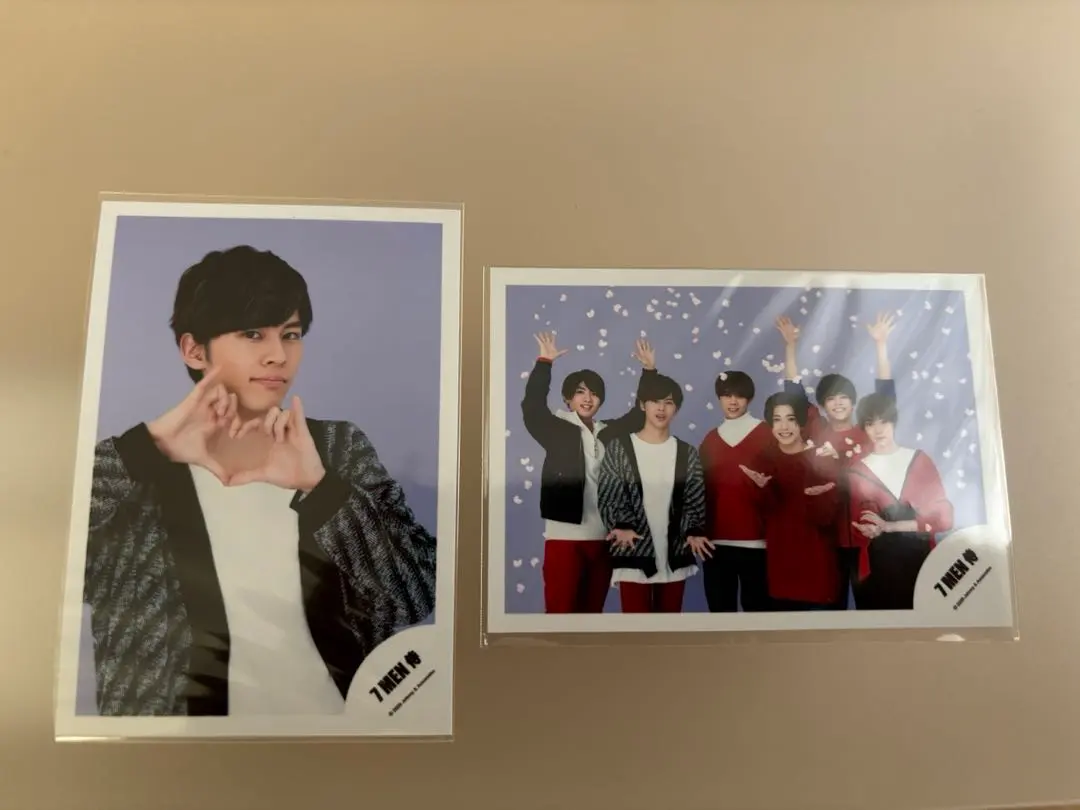 Thumbnail of Unused new 7 MEN Samurai Rei Yabana official photo set, mini photo size, 2 sheets