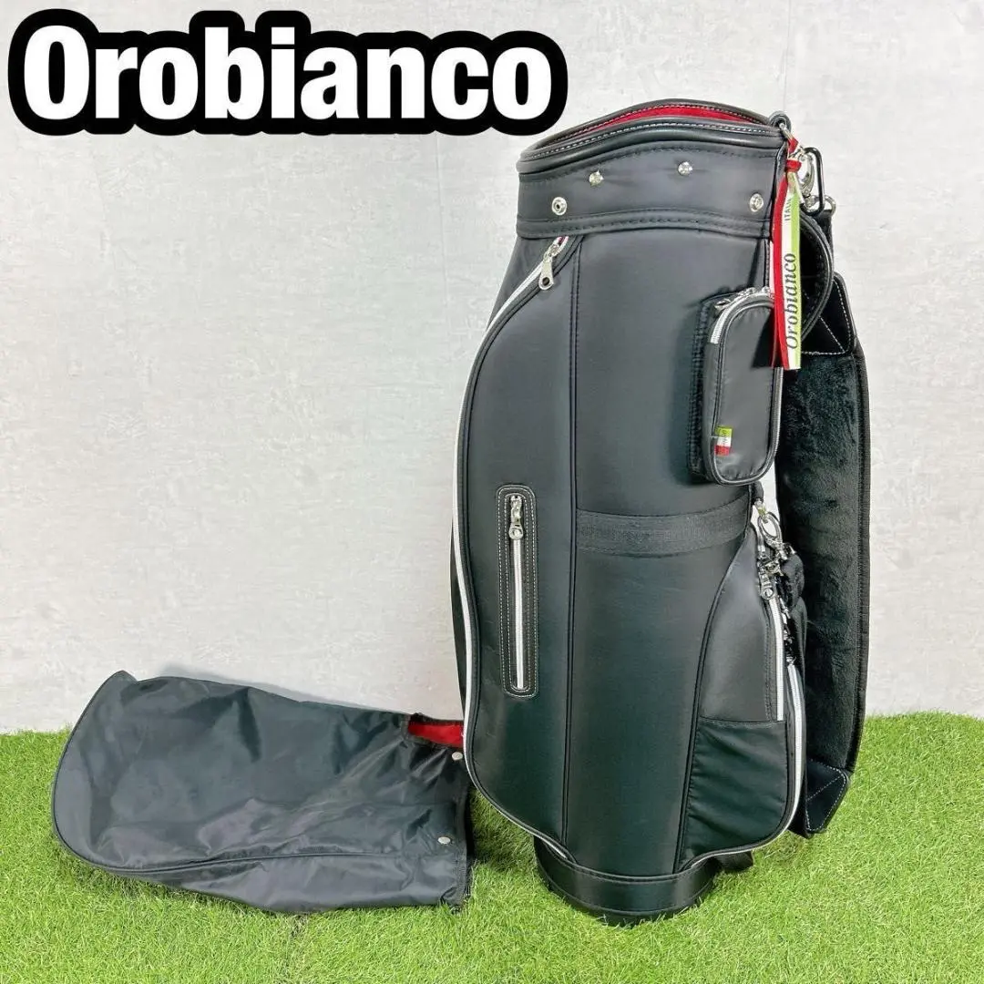 希少/完売/美品　Orobianco 本革 レザー使用　高級　キャディバッグ 希少/完売/美品 Orobianco 本革 レザー使用 高級 キャディバッグ