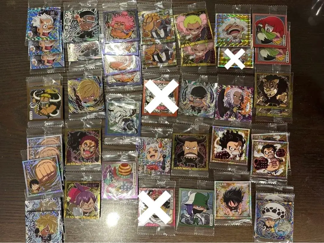 Thumbnail of One Piece Great Pirate Seal Wafer LOG.6: Warriors of Liberation - 41 pieces