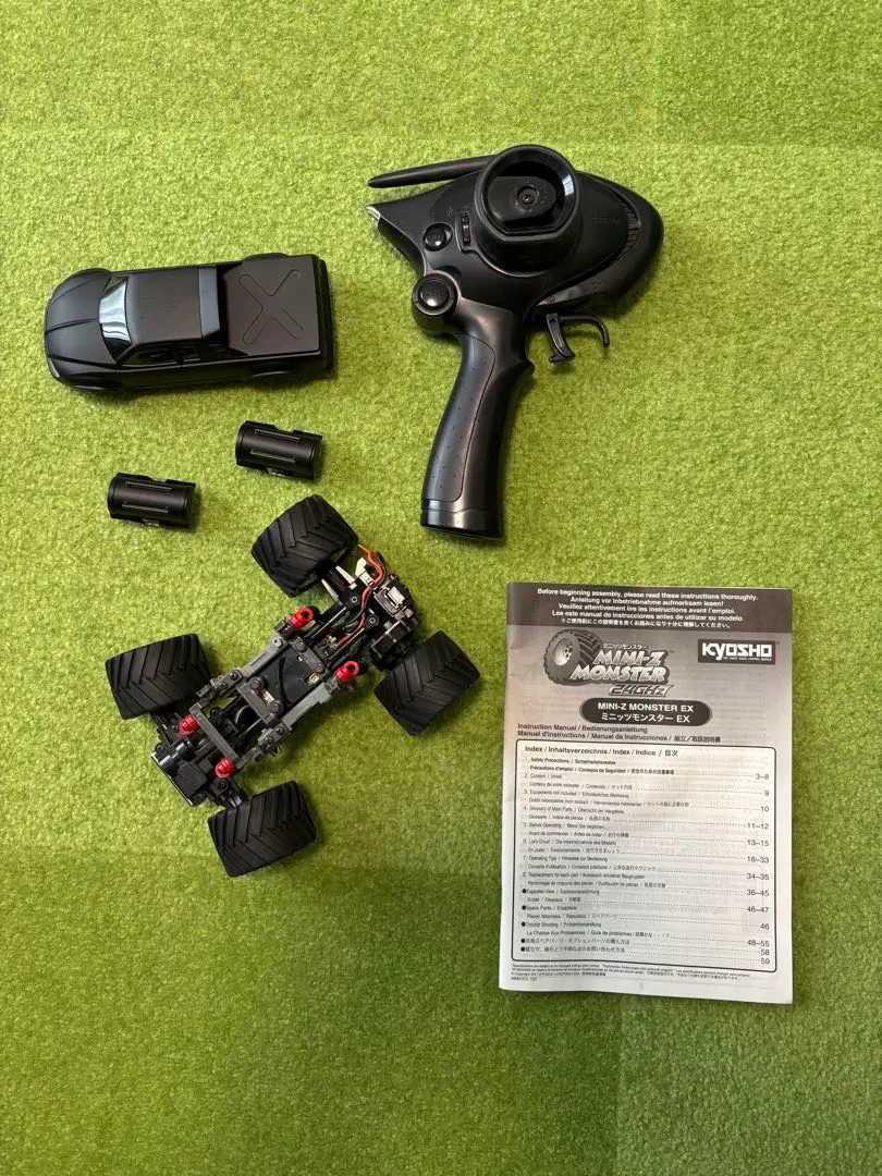 京商　ミニッツモンスター　ダッジ　ラム　ブルー　ジャンク扱い　AM基盤 ミニッツモンスター ダッジラム 1500 レディセット (メタリック