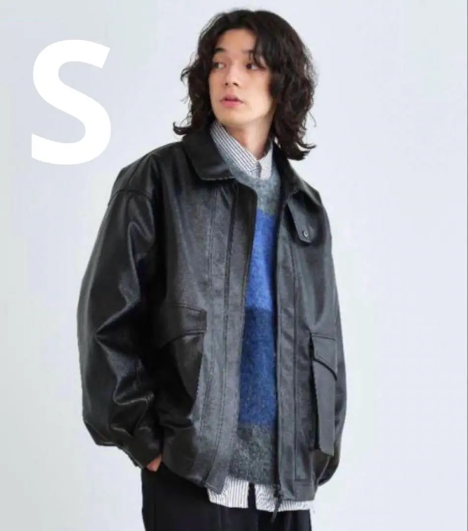 新品未使用　SINSS レザーブルゾン　Mサイズ SINSS | @sinss_official_ 2024 SPRING COLLECTION 1st DELIVERY