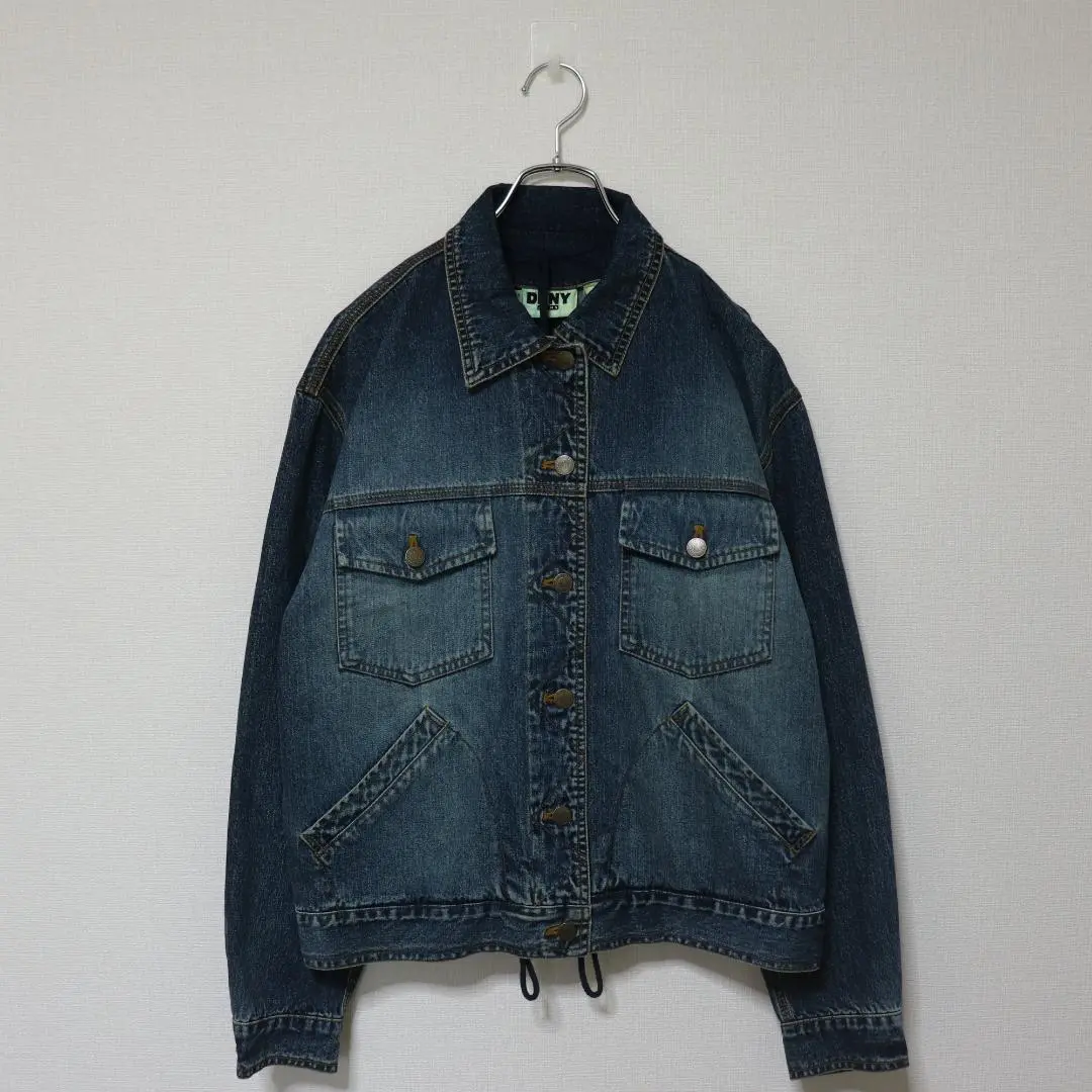 DKNY JEANS デニムジャケット Gジャン クロップド丈 y2k ￼ DKNY JEANS デニムジャケット Gジャン クロップド丈 y2k ￼本物
