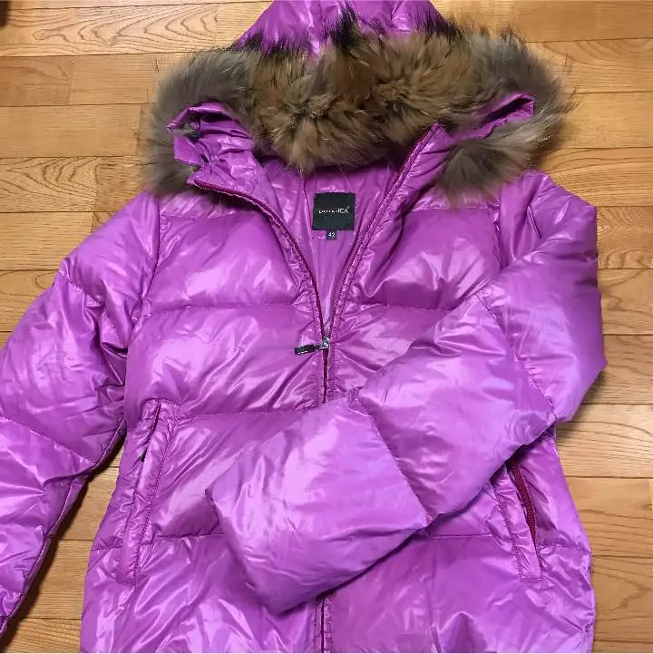 Girls Quilted High Neck Jacket - Pink | Benetton