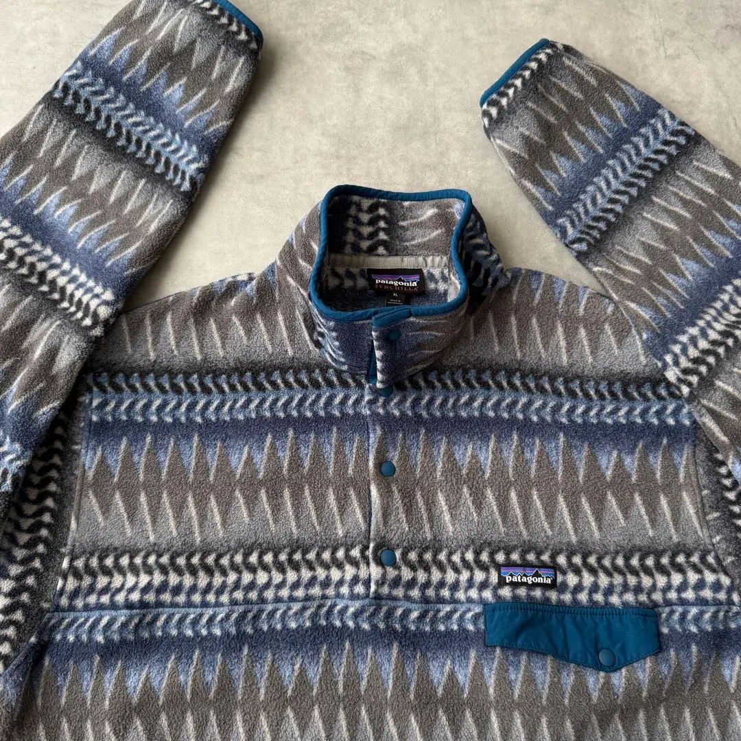 巴塔哥尼亞 輕量級 Synchilla Snap-T Fleece XL 總花紋 的縮圖