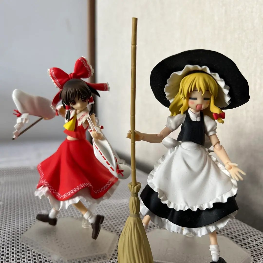 figma 博麗霊夢とfigma 霧雨魔理沙セット Max Factory - figma「博麗霊夢」「霧雨魔理沙」セットの通販 by