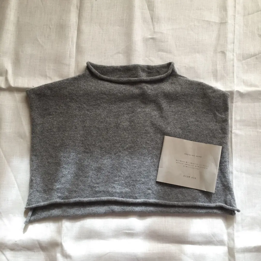 evam eva 美品カシミアネックウォーマー 楽天市場】evam eva(エヴァムエヴァ)cashmere neck warmer