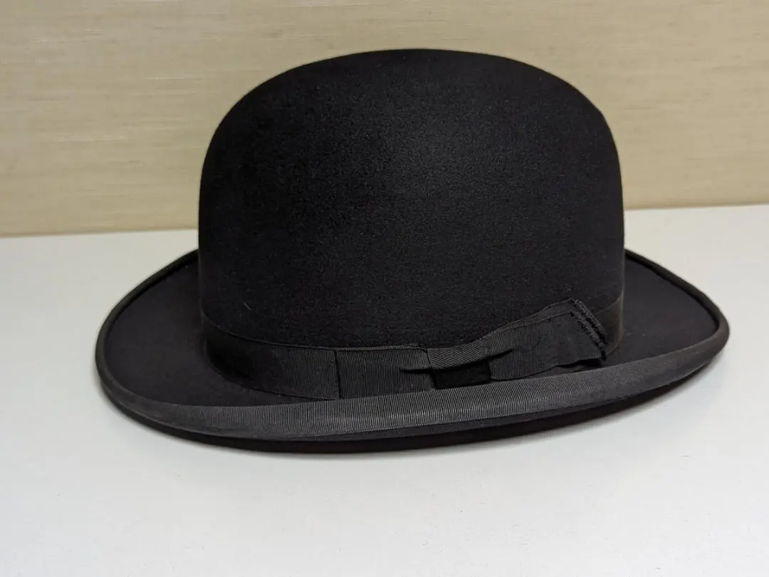 DOBBS 30年代古董 美國製圓頂禮帽 黑色 M碼 的縮圖