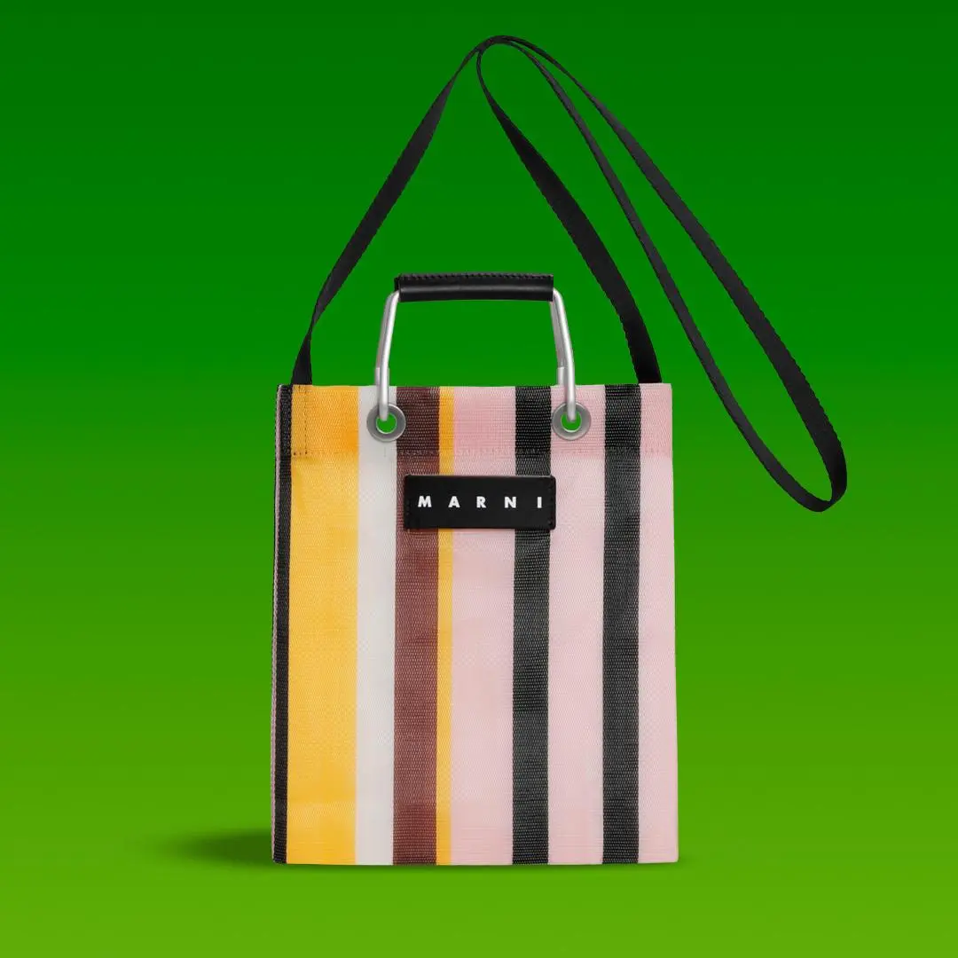 MARNI マルチカラー ストライプ バッグ マルチカラー MARNI MARKET STRIPE BAG | Marni