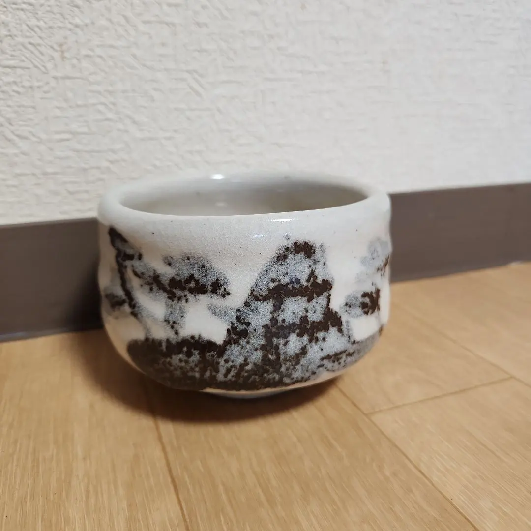 茶碗 白色與茶色漸層 的縮圖