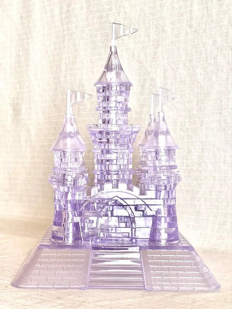 105ピース ビバリー クリスタル パズル キャッスル 3D 50115 廃盤 105ピース ビバリー クリスタル パズル キャッスル 3D 50115