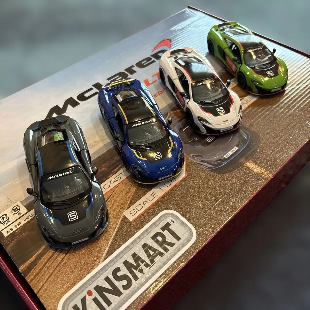 Thumbnail of Set of 4 McLaren 675LT 1/36 scale diecast cars by KiNSMART