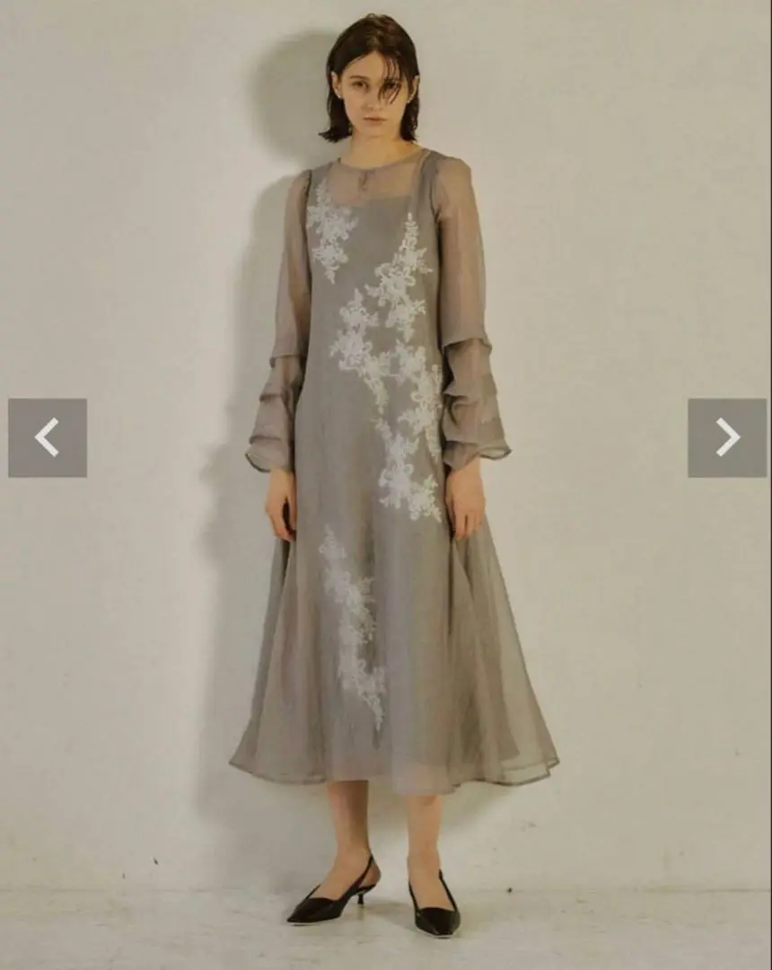 スーツ・フォーマル・ドレス LERURE Sheer A-line onepiece LE'RURE ドレス Sheer A-line onepiece : ZOZOTOWN Yahoo!店