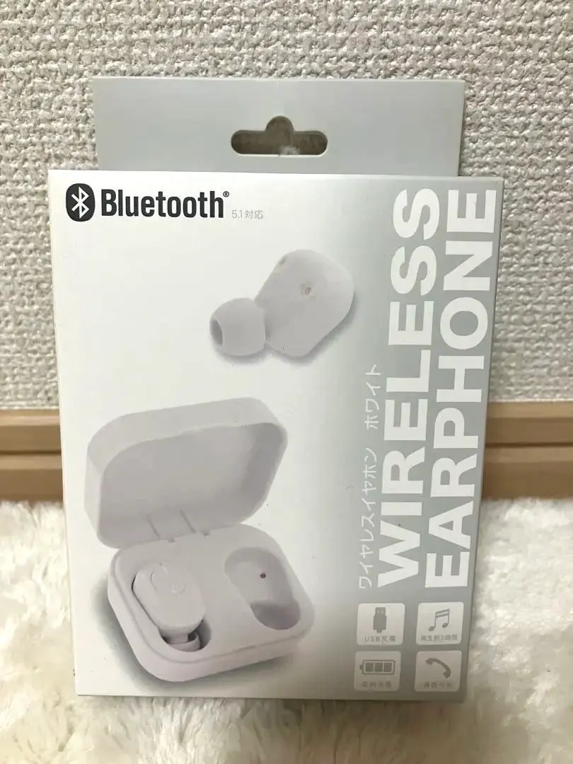 Thumbnail of Bluetooth wireless earphones, white