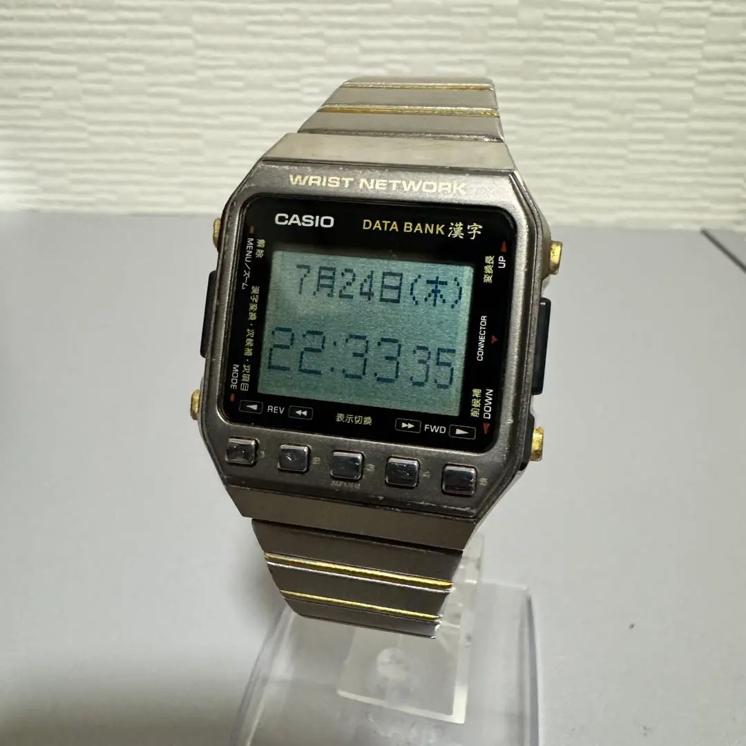 【可動品】希少品　CASIO カシオ　データバンク　腕時計　DKW-100 可動品】希少品 CASIO カシオ データバンク 腕時計 DKW-100
