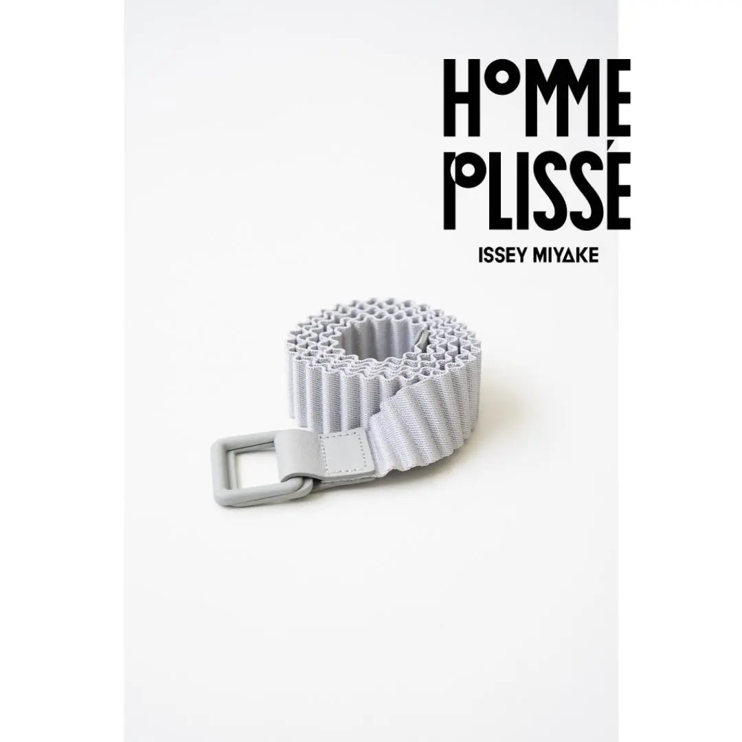 【即日発送】HOMMEPLISSE ISSEY MIYAKE プリーツベルト 美品 オム プリッセ イッセイミヤケ PLEATS BELT BLACK プリーツ