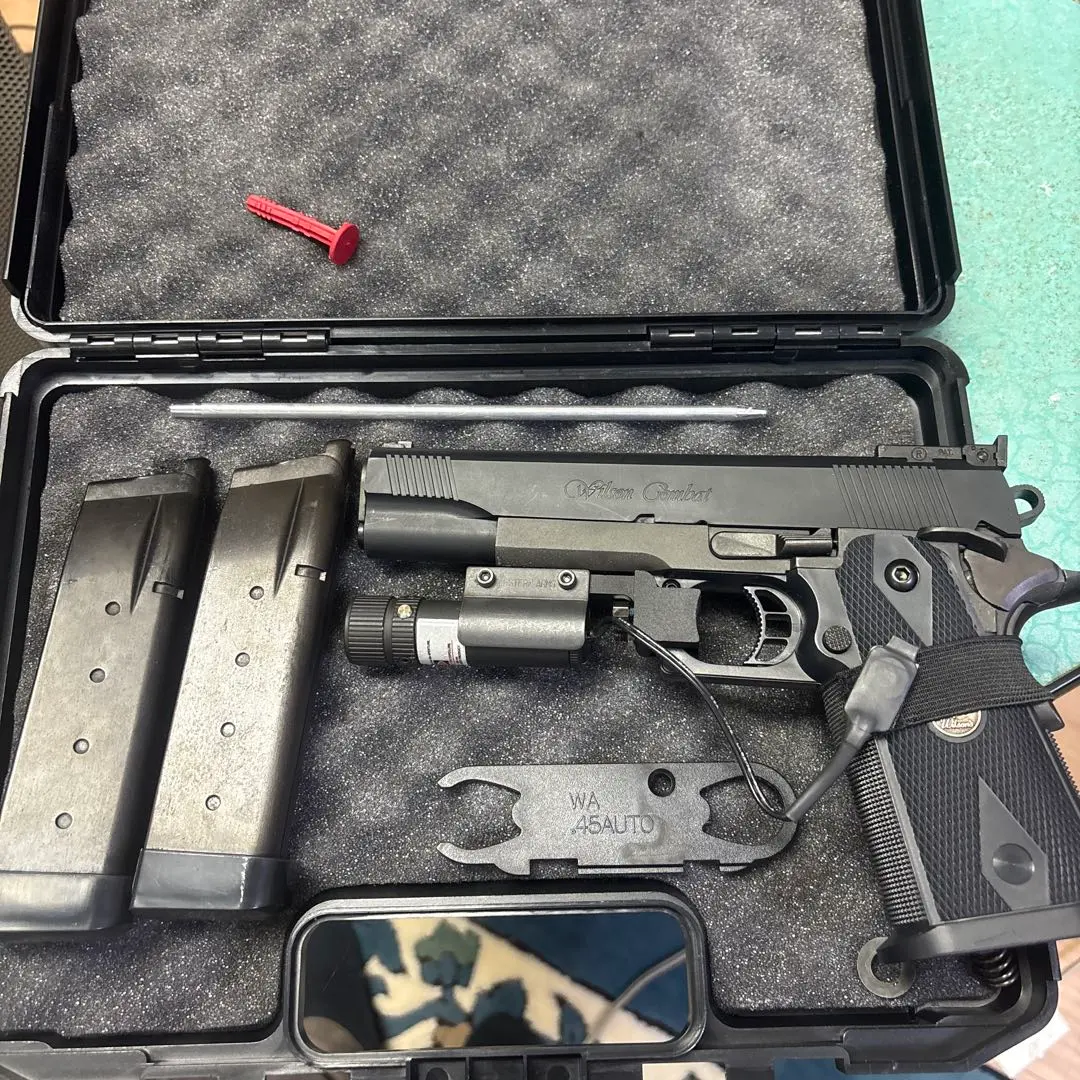 WA ウエスタンアームズ Wilson Combat ガスブロ　ケース付 売り切れ【特選中古品】ガスブローバック ウエスタンアームズ