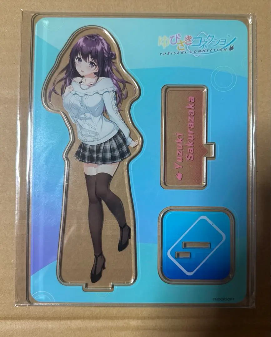 ゆびさきコネクション　橘伊織　B6 アクリルオーナメント　綾瀬はづき　直筆サイン ゆびさきコネクション1周年記念 橘伊織B B6アクリルオーナメント