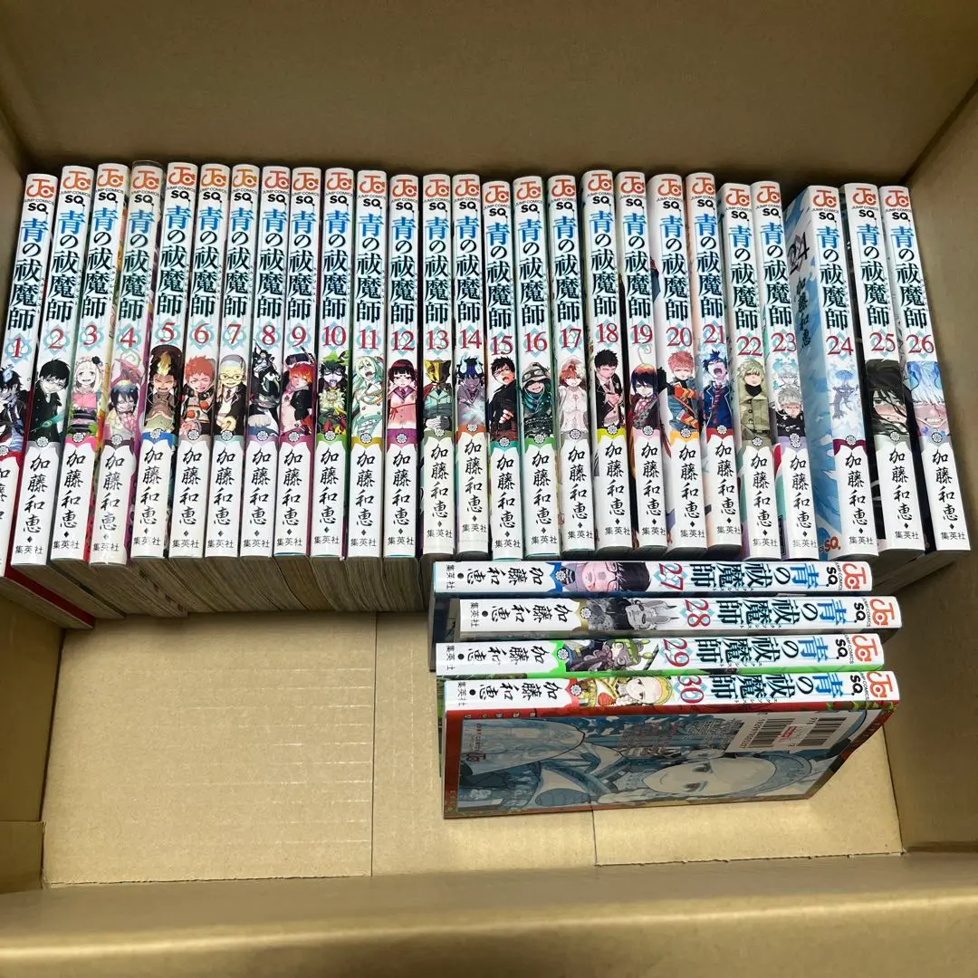 青の祓魔師　1-30巻　既刊全巻セット➕おまけ　※29．30巻は新品未使用 青の祓魔師 コミック 1-30巻セット |本 | 通販 | Amazon