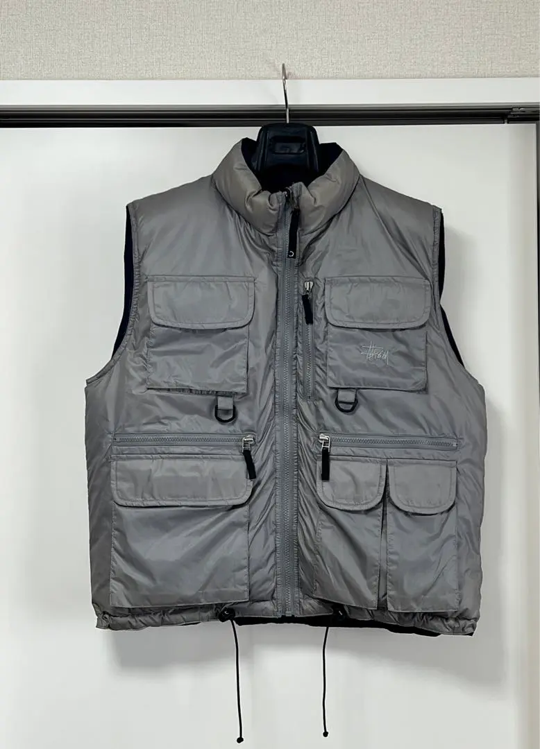 ステューシーリバーシブルダウンベスト 楽天市場】ステューシー STUSSY ジャケット メンズ Reversible