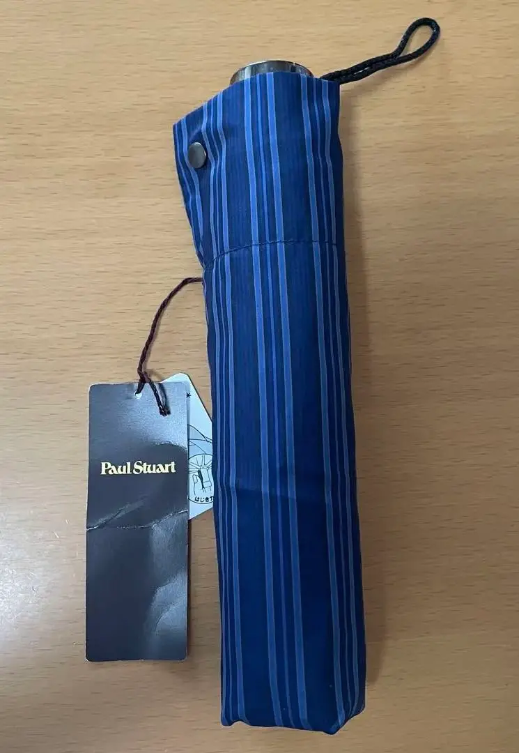 新品未使用 ポール・スチュアート ネイビー長傘 ネイビー 65㌢ PAUL STUART Paul Stuart ポールスチュアート 長傘 雨傘 メンズ