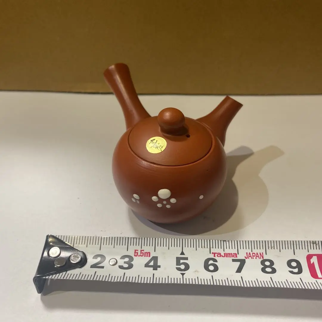 常滑　伸康焼　練込　ミニチュア茶器揃　桐箱　V　R5401 常滑 伸康焼 練込 ミニチュア茶器揃 桐箱 V R5401