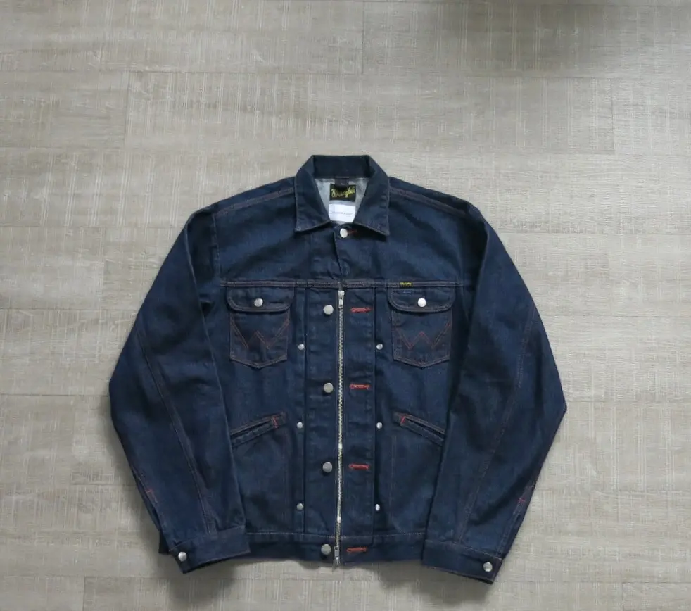 CamphorWood × Wrangler 】custom 2way trucker denim jacket