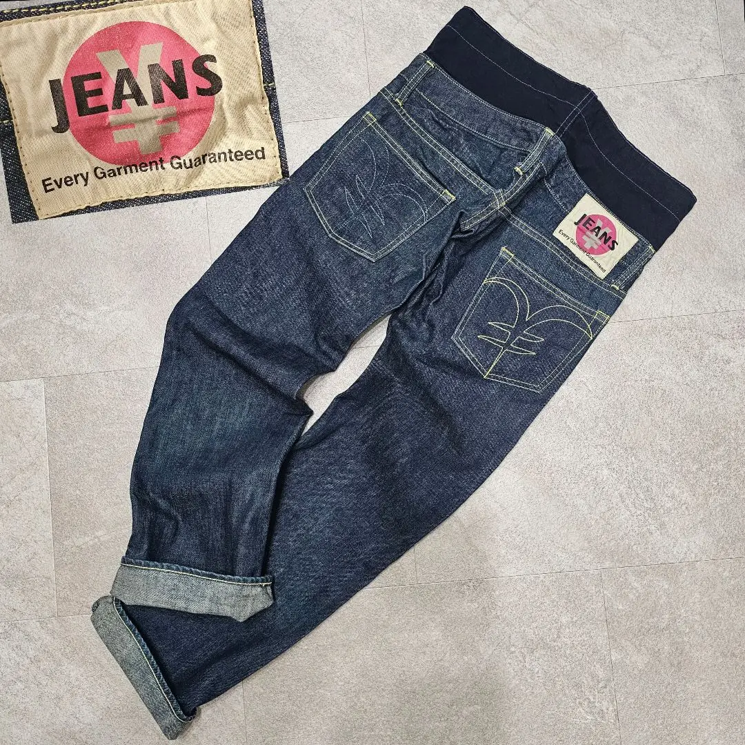 完売品❗️エンジーンズ ペイント　ハーフパンツ　インディゴ　総柄　ミチココシノ 完売品❗️エンジーンズ ペイント ハーフパンツ インディゴ 総柄