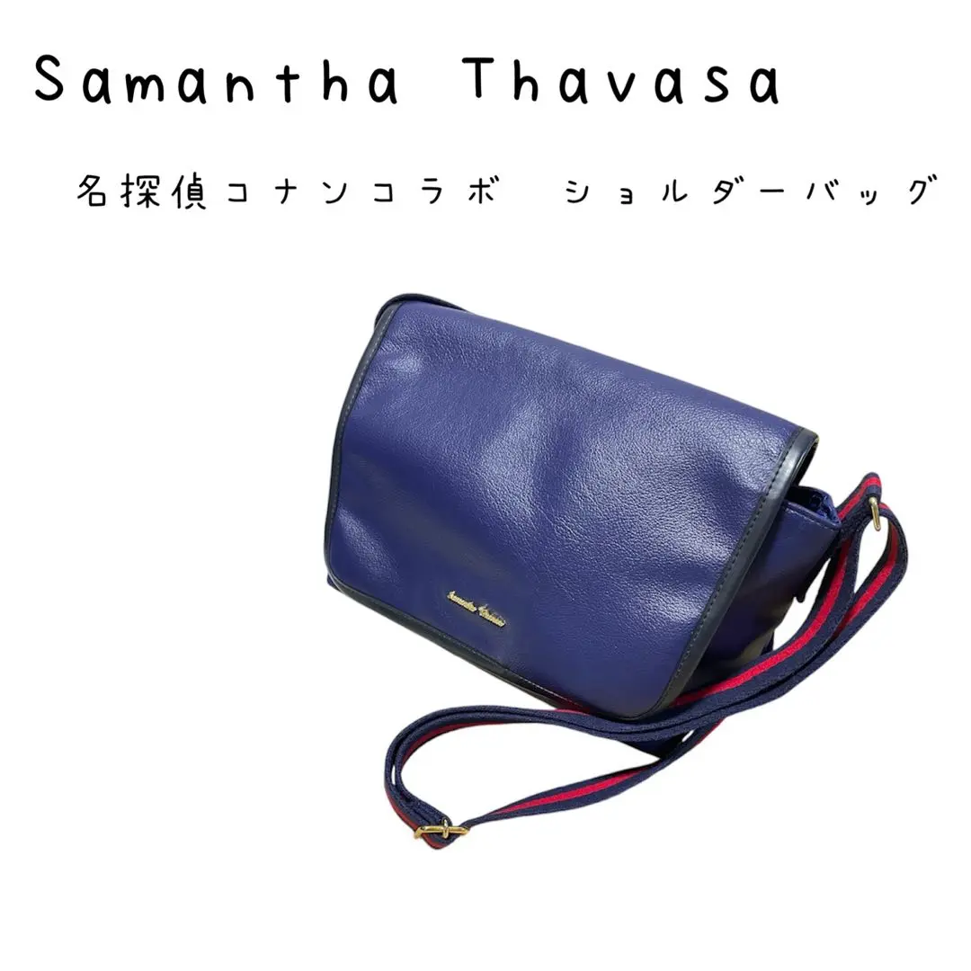 名探偵コナン Samantha Thavasa ショルダーバッグ 名探偵コナン」コラボ2022】「江戸川コナン」ウォレット