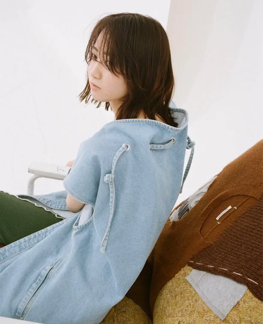 soduk / wave denim jacket デニムベスト soduk（スドーク）の「wave denim jacket（デニムジャケット