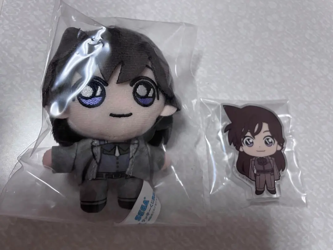 Thumbnail of Detective Conan Lucky Kuji Plush Mascot Acrylic Block Ran Mori