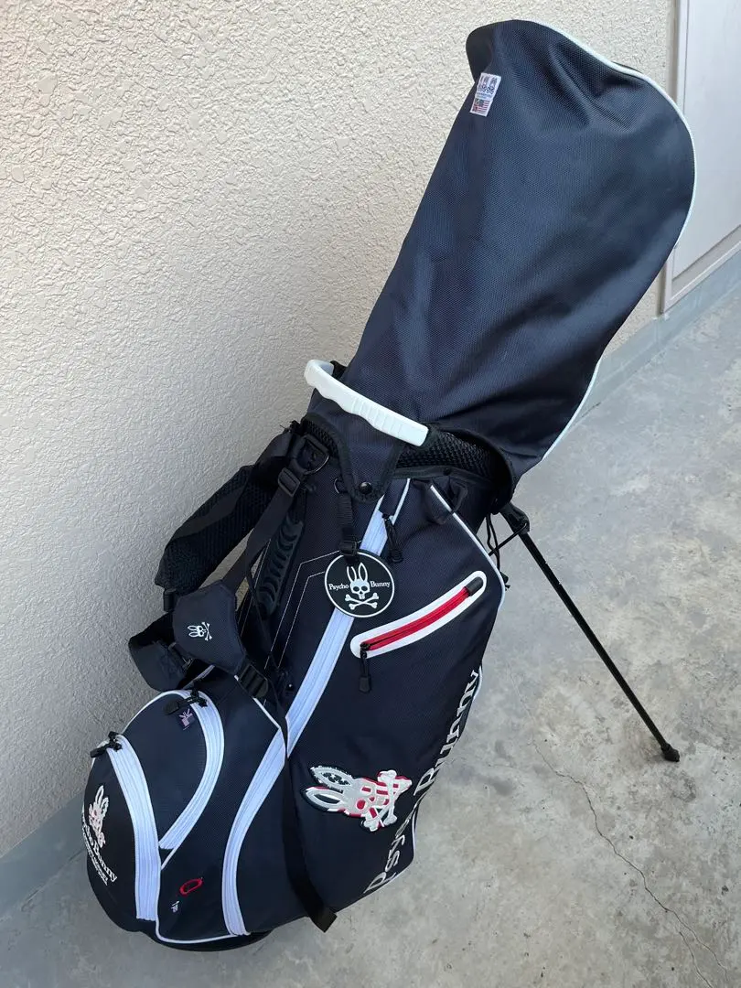 Thumbnail of Rare! Excellent condition! Psycho Bunny Stand Caddy Bag