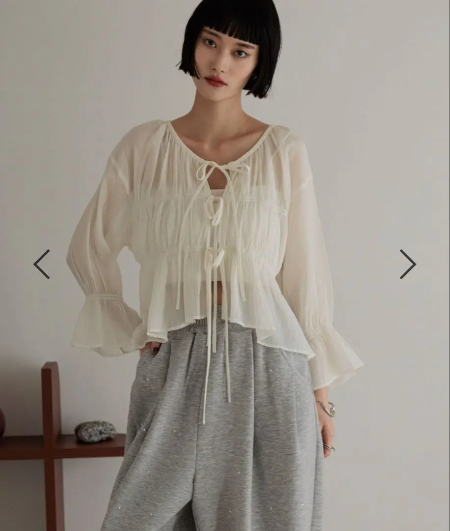 Thumbnail of LOWRYS FARM > Yoryu Shirring Short 6S