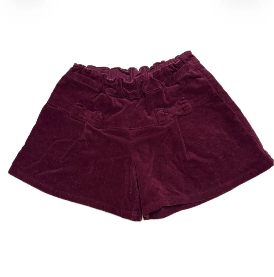 Thumbnail of Bebe, bebe, velour, velvet, red, bordeaux, ribbon, pants, 110