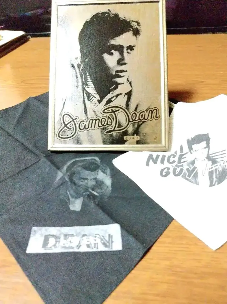 レトロ　ジェームス・ディーン　ミラー JAMES DEAN/ジェームズ・ディーン 俳優 鏡/ミラー 壁掛け