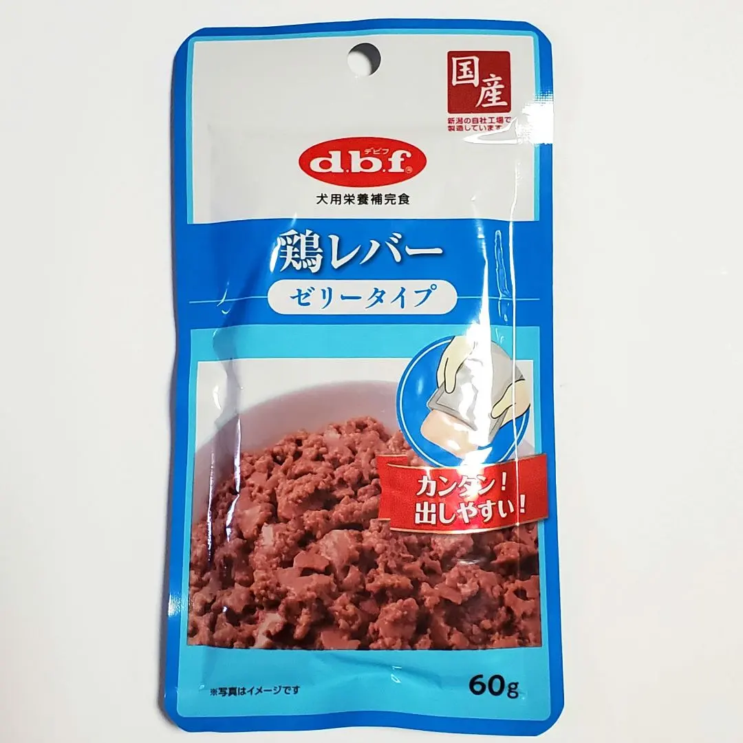 德比夫 雞肝果凍型 軟包 1袋 dbf 犬用食品配料 的縮圖