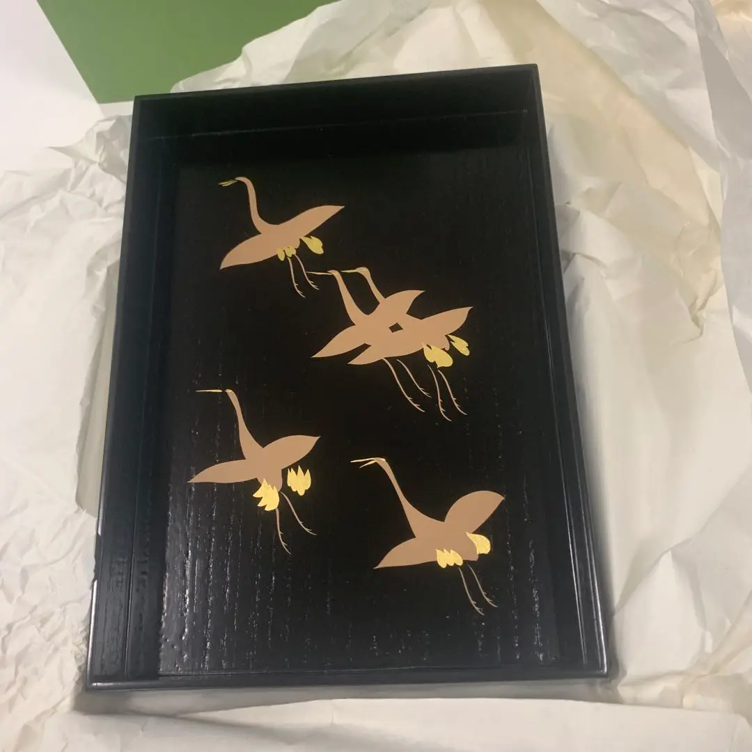 希少❇️新品未使用❇️象彦　蓋付き手許箱　京都　うるし塗装　漆器　文具箱　手紙箱 希少❇️新品未使用❇️象彦 蓋付き手許箱 京都 うるし塗装 漆器