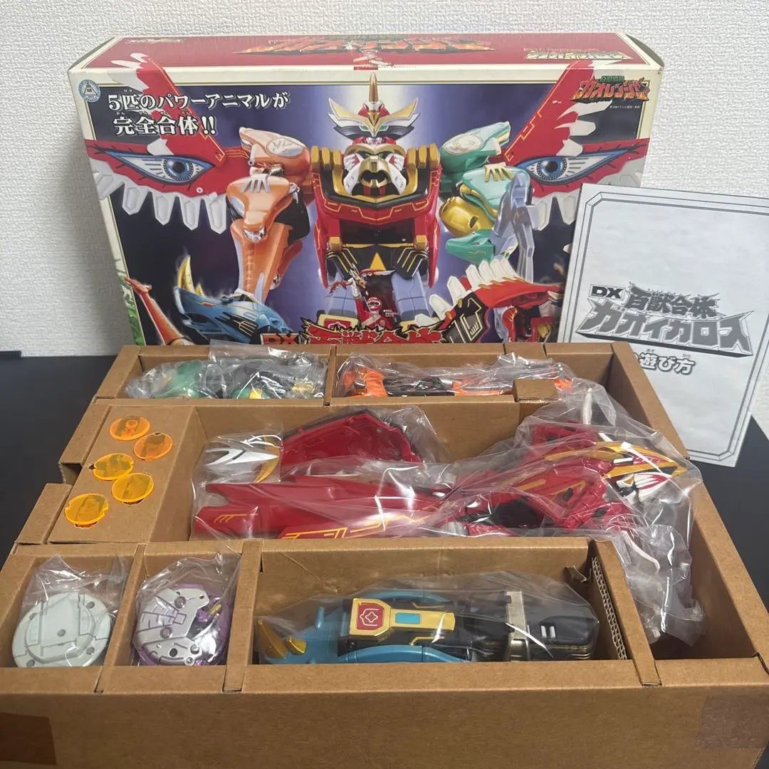 希少美品　破損無し　バンダイ 百獣戦隊 ガオレンジャー DX ガオイカロス 百獣戦隊ガオレンジャー 百獣合体 DXガオイカロス [箱・説なし