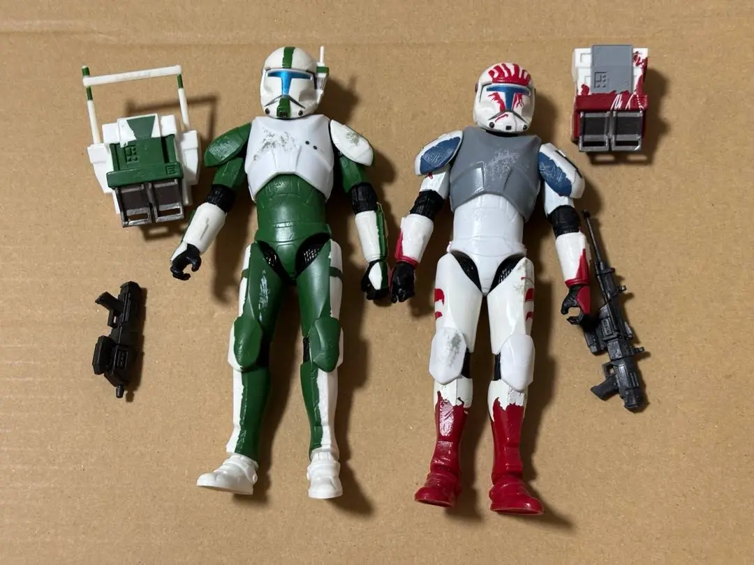 スターウォーズ　クローンコマンドー　2体 スターウォーズ クローンコマンドー 2体 - メルカリ